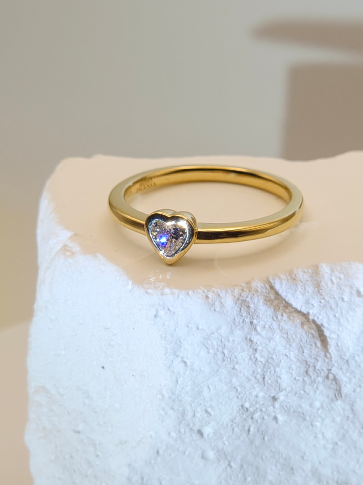 Heart Diamond Ring