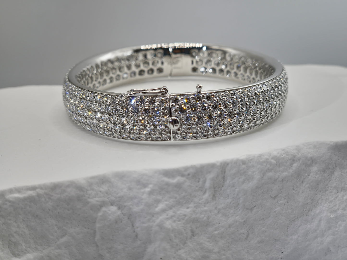 The Celebrity – 17+ carat XL Pave Bangle