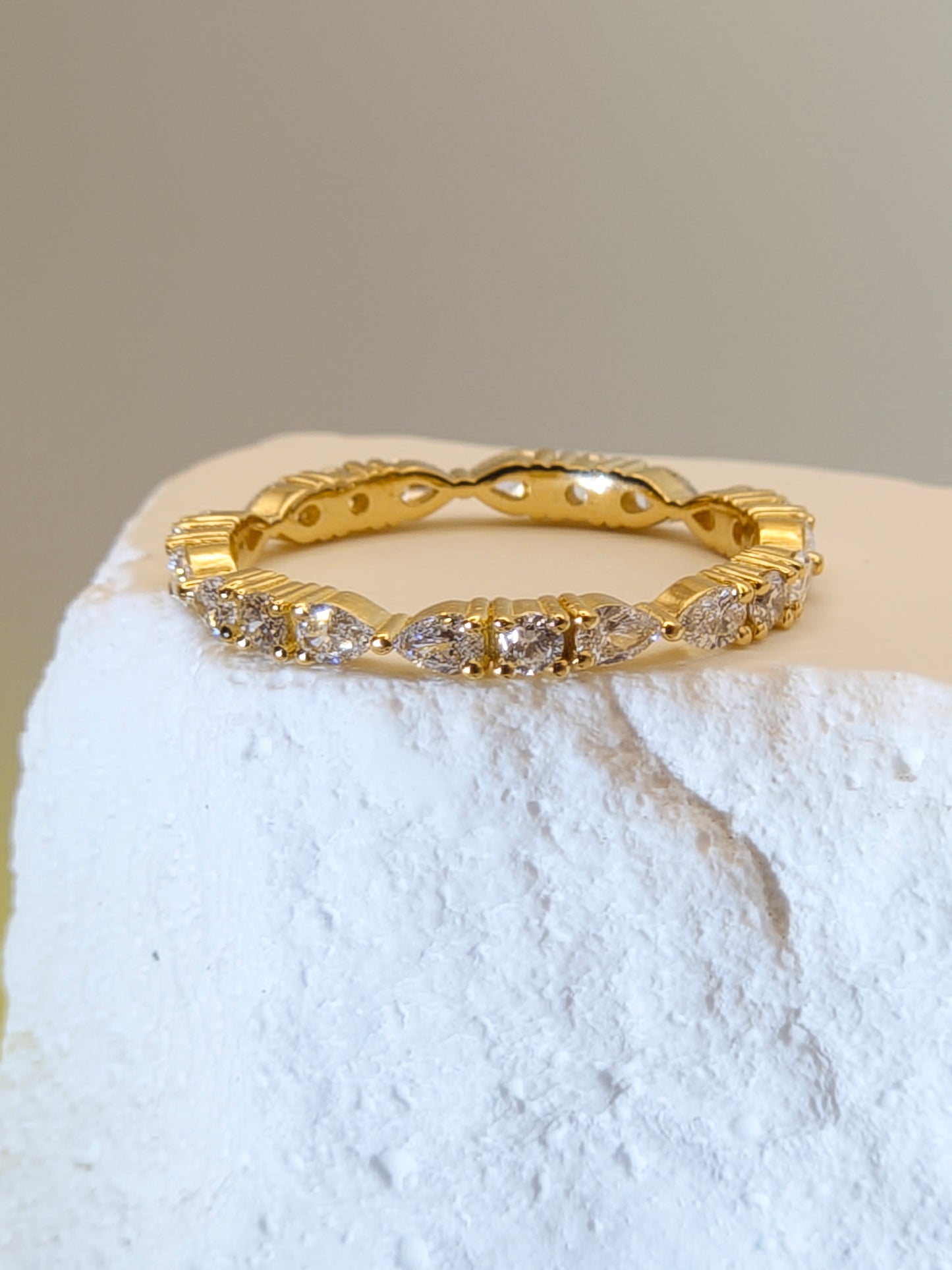 Multi-Shape Diamond Eternity Ring
