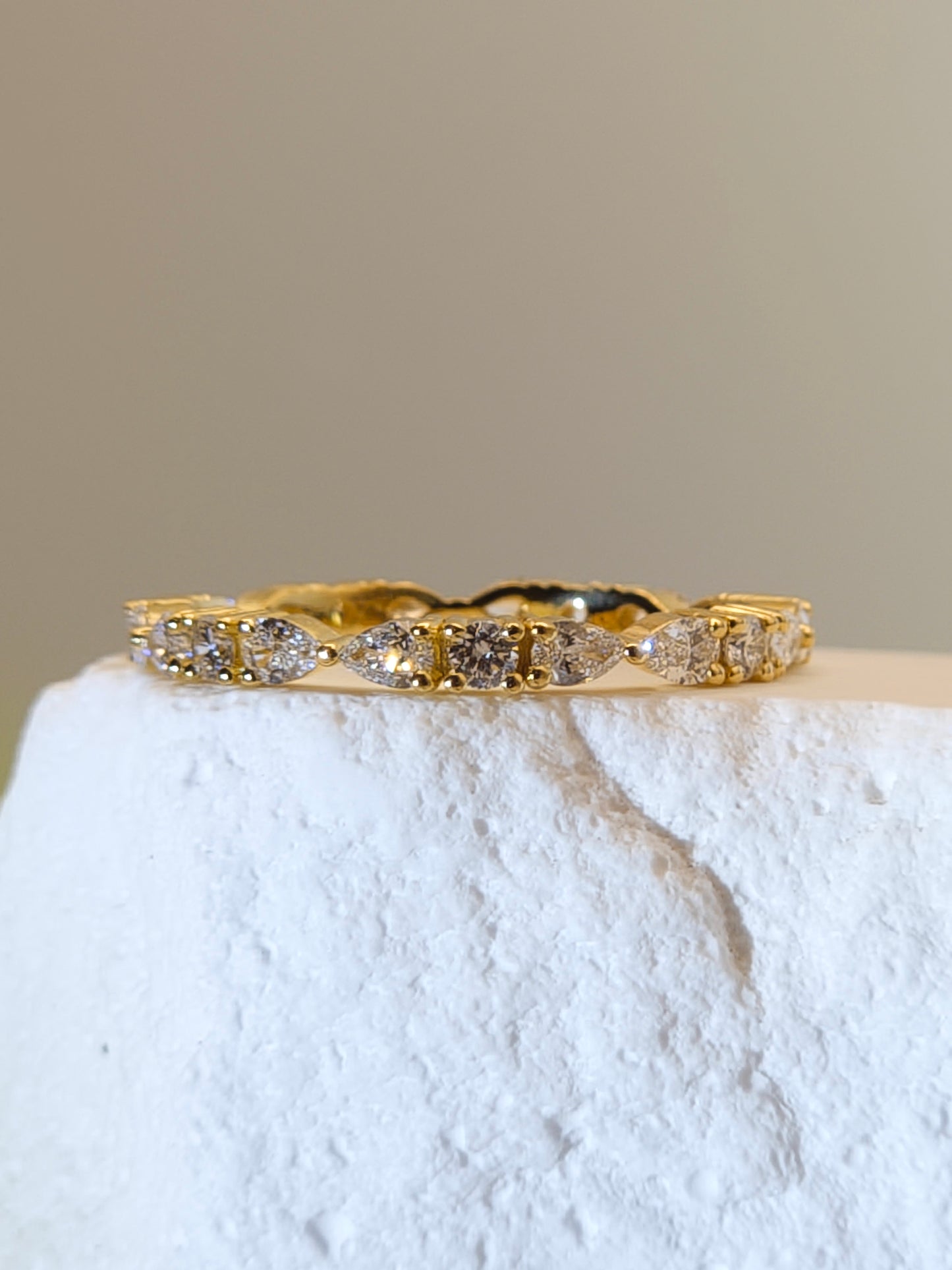 Multi-Shape Diamond Eternity Ring