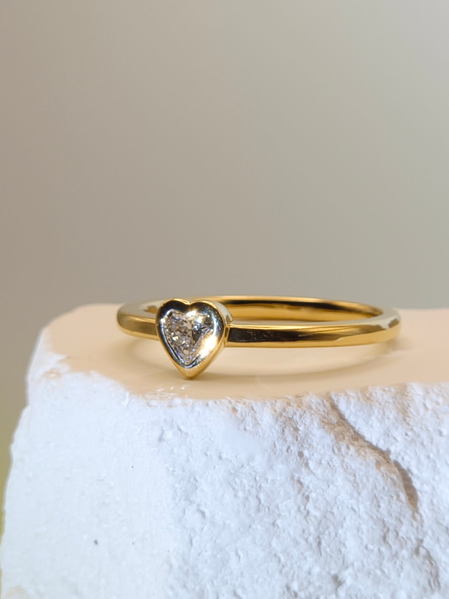 Heart Diamond Ring