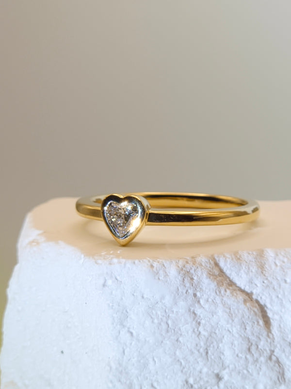 Heart Diamond Ring
